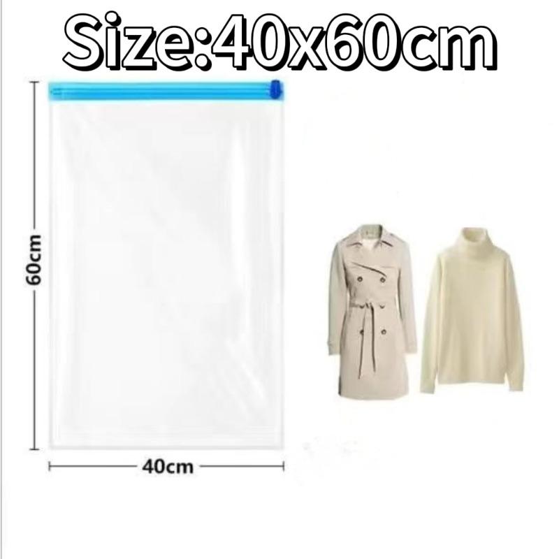 1-15pcs Hand Rolling Compression Vacuum Bag for Clothes Foldable Compressed Bag Storage Bag Travel Space Saving Seal Bags