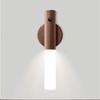 LED USB Wireless Holz Stick Nachtlicht Warme Motion Sensor Wand Lampe Korridor Schrank Schrank Licht Dekor Hause Licht