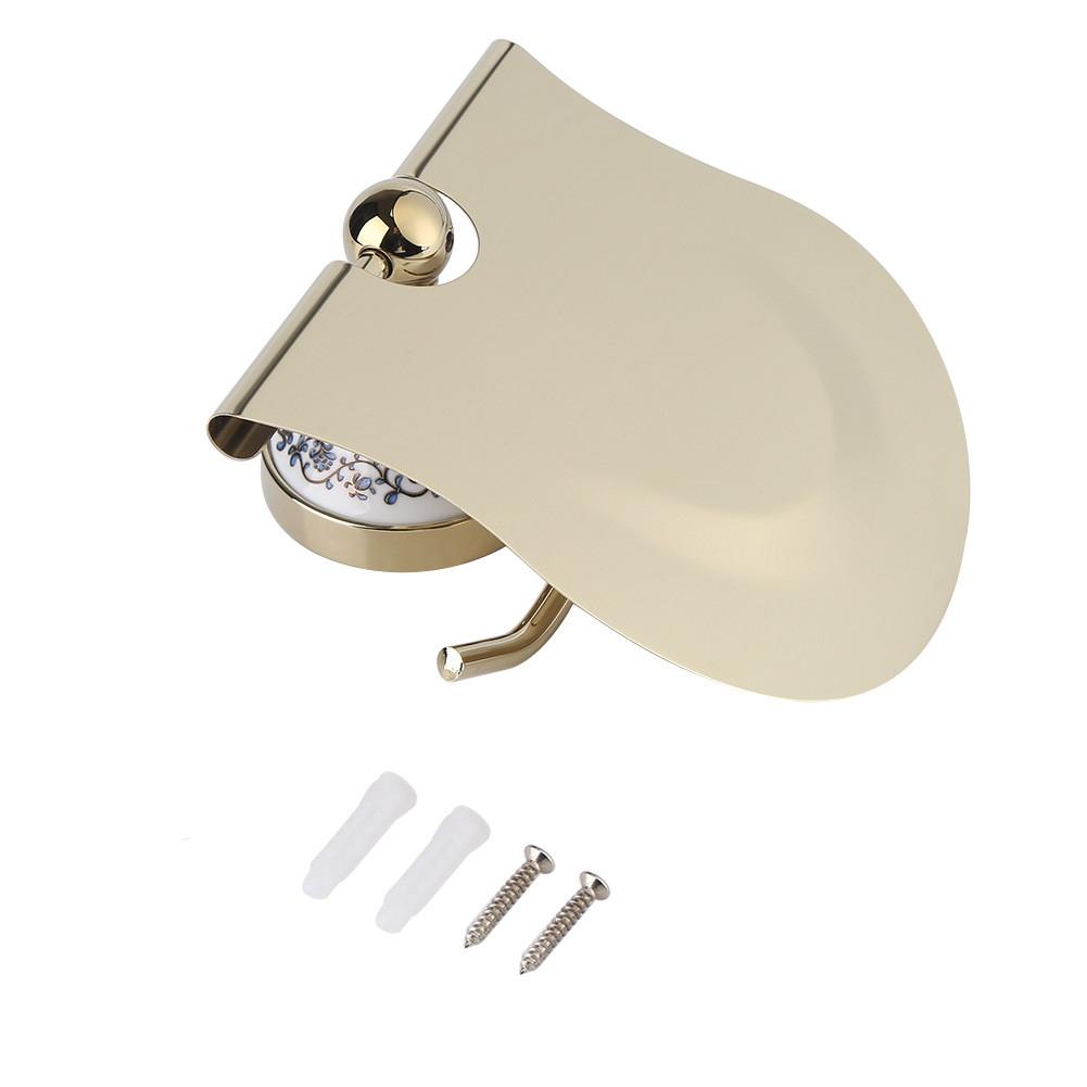 

Полированная Настенная Подставка-Диспенсер для Туалетной Бумаги, Чехол для Бумажных Платочков, Держатель для Туалетной Бумаги, Крышка для Держателя Туалетной Бумаги