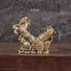 Bronze Horse Desktop Decoration Living Room Tea Table Sculpture Metal Craft Home Decorations Chinese Zodiac Horse Statue