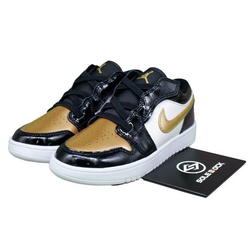 

Air Jordan Air Jordan 1 Low ALT SE BP Gold Toe DZ6318-071 EU 35 чёрный/золотой металлик