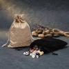 Burlap Jewelry Drawstring Pouches Velvet Jewelry Storage Bags Velvet Jewelry Pouches  Party Favors