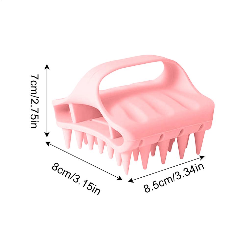 

Silicone Shampoo Brush Hair Scalp Massager Head Scrubber Scalp Exfoliator Hair Washing Comb Shower Brush Salon Hairdressing Tool