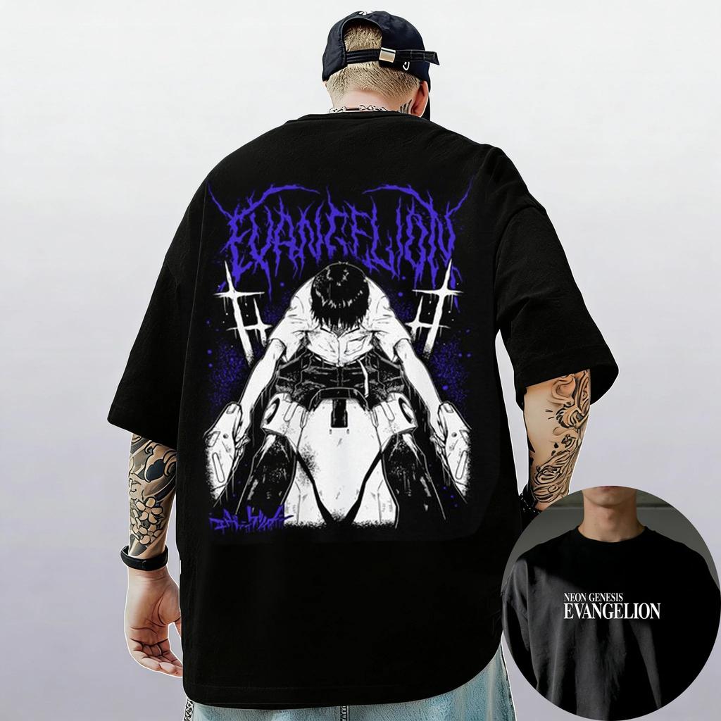 Neon Genesis Evangelion Ayanami Rei Asuka Classic Style Short Sleeve T-shirt Men Women 2026 Summer Parent-Child Cotton Tee Tops