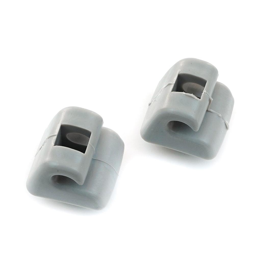 ESC bildeler ESR502 2 deler solskjerm solskjermholder for Mercedes E klasse W123 W124 W126 W140 W201 Grå farge Rask forsendelse