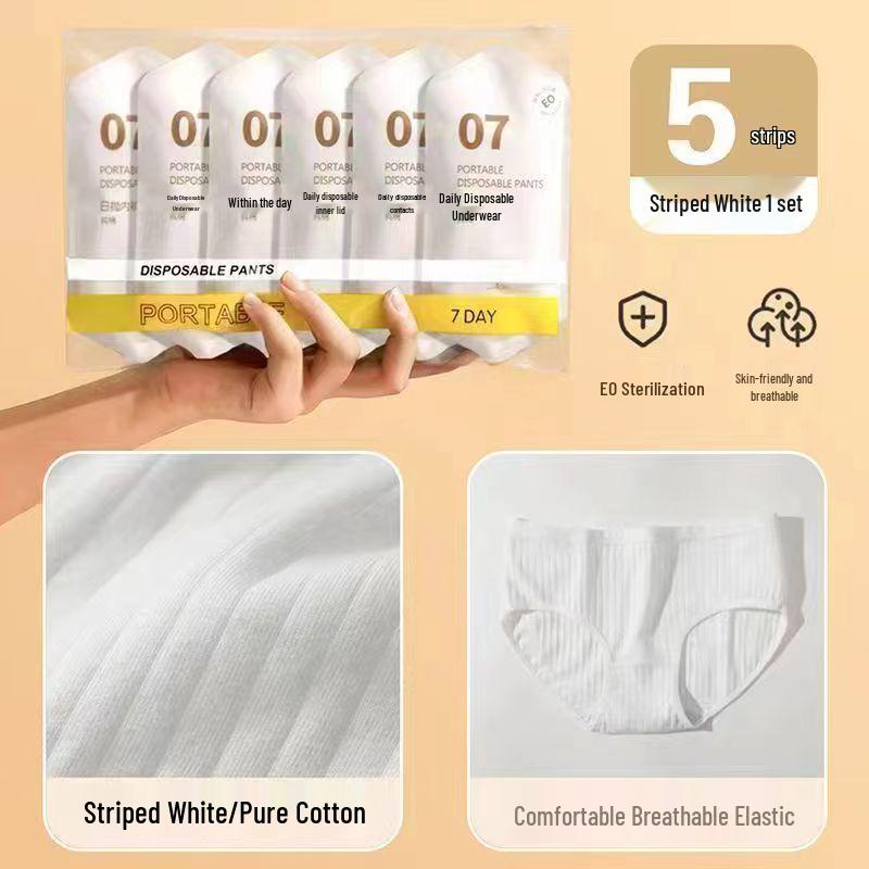 

Женские одноразовые хлопковые трусики: Удобный для путешествий, для беременных, послеродовой и для ежедневного использования 3XL