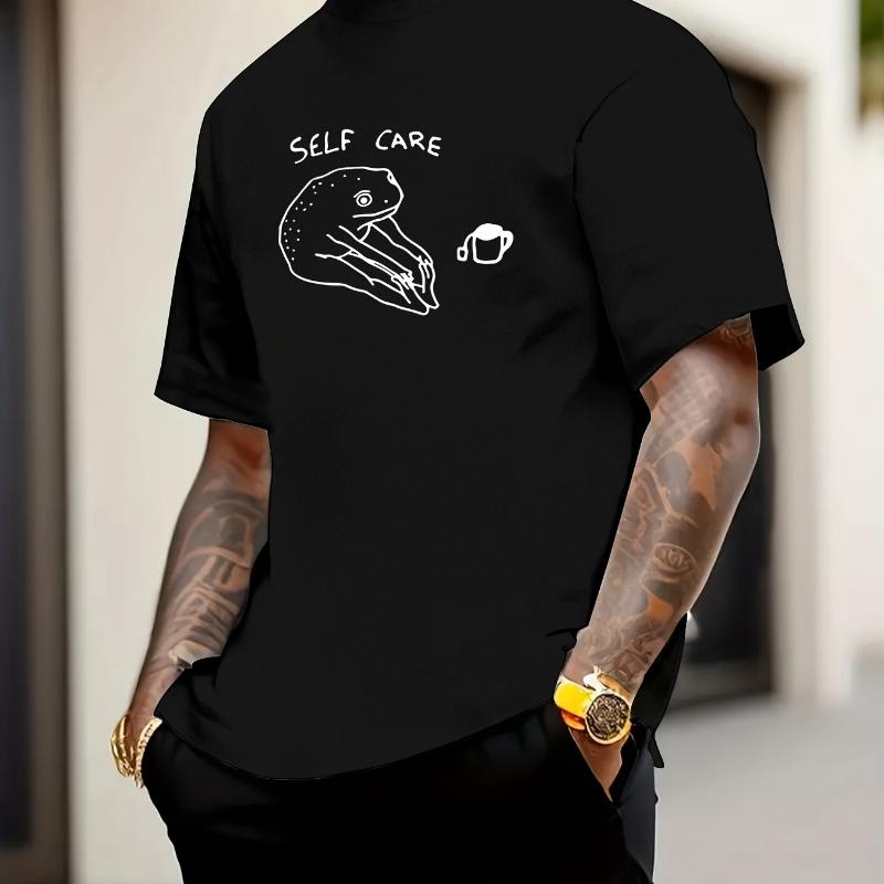 

Футболка с граффити-буквой T - Дерзкий Уникальный Универсальный Стиль XXL серый