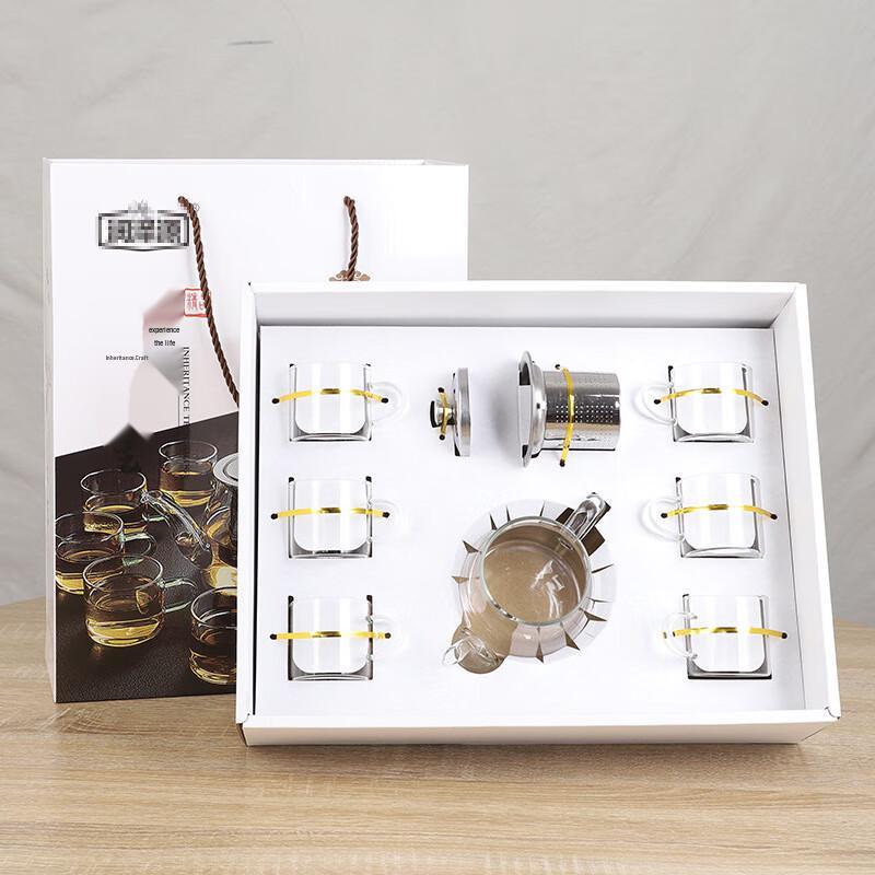WA New Art High Borosilicate Glass Tea Set Standard