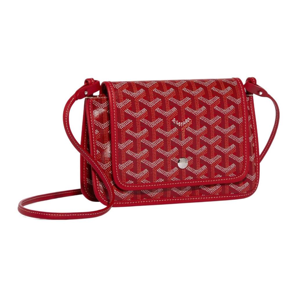 Goyard Plumet Y Monogram Multi-Pocket Detachable Shoulder Strap Canvas And Leather WOC Envelope Clutch Crossbody Shoulder Bag Unisex bags PLUMETPMLTY