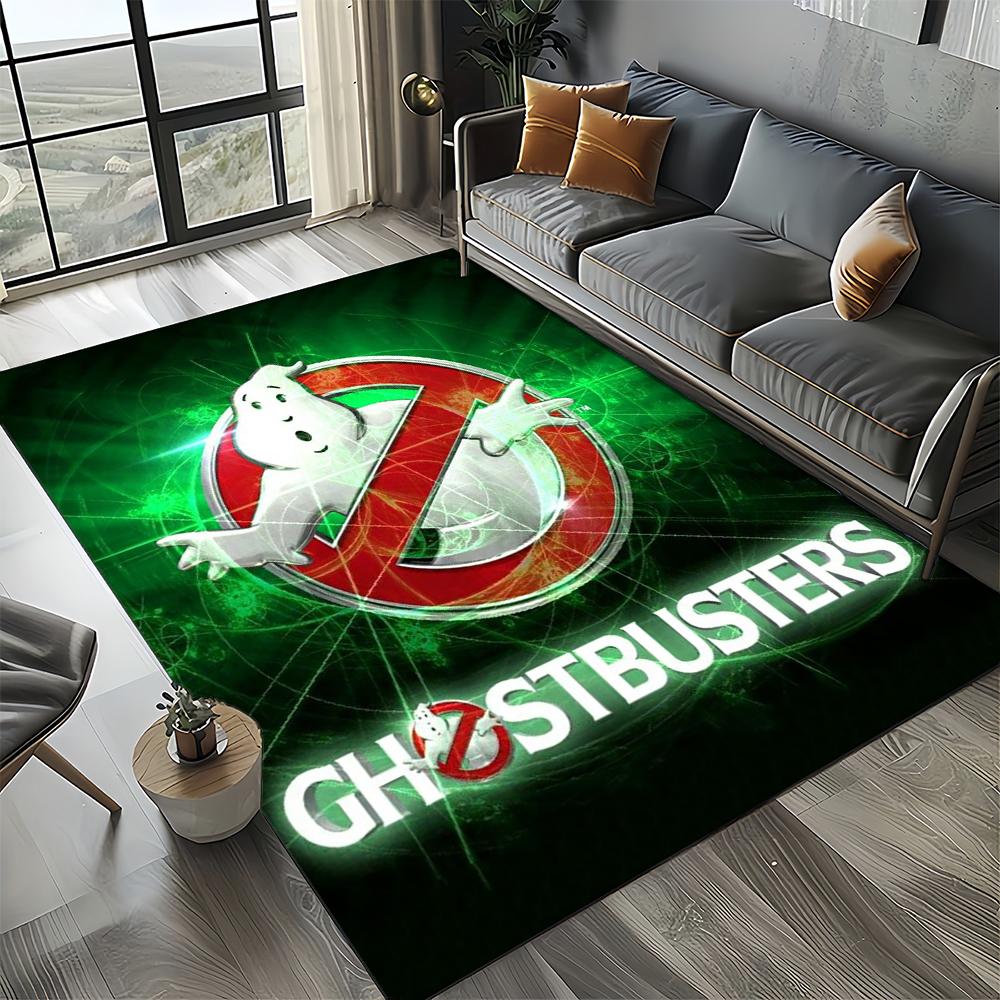 27 Style New G-Ghostbusters Horror Movie Cartoon Carpet Rug for Living Room Bedroom Home Sofa Decoration,Non-slip Floor Mat