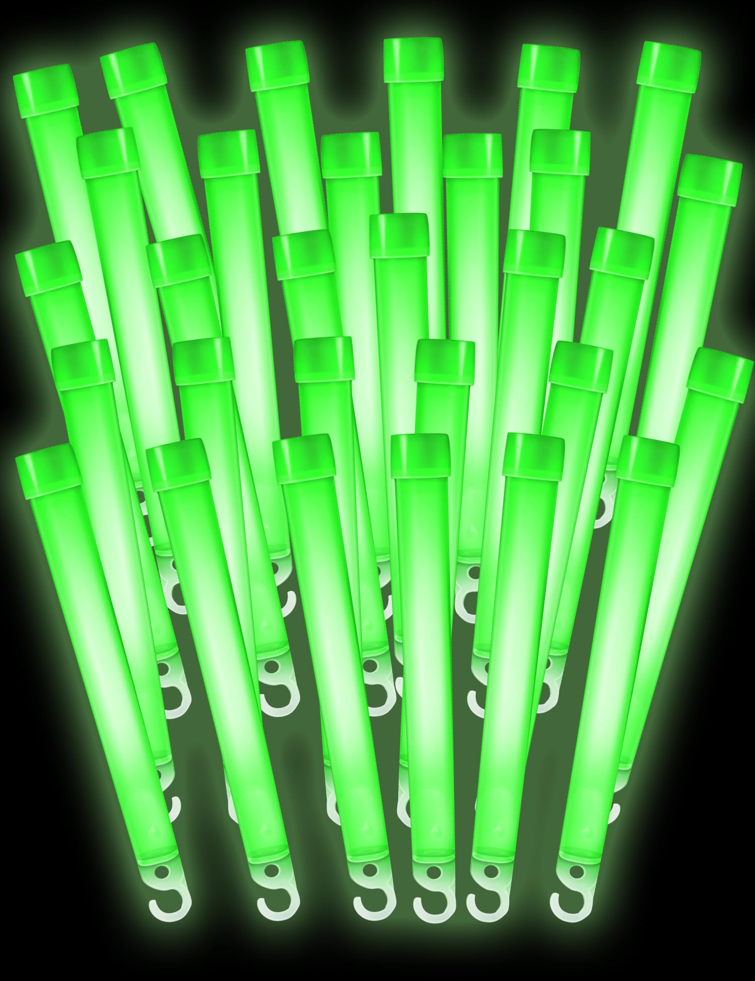

APALUX Chemical Light Pen Light Set 30 Pieces Green High Brightness Glow Time 14–24 Hours for Performances Concerts Weddings Events Festivals