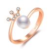 2022 Korean Fashion Women's Diamond Flash Open Ring - Stylish Hollow Design