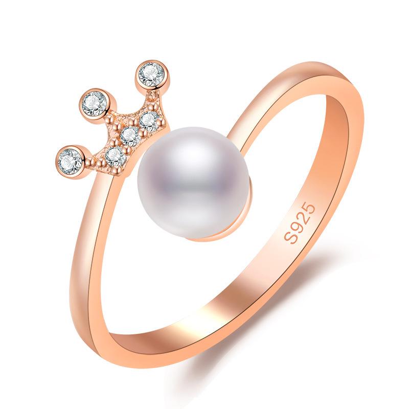2022 Korean Fashion Women's Diamond Flash Open Ring - Stylish Hollow Design