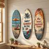 Summer Wooden Surfboards Wall Decor Colorful Beach Decor Wall Art  Bar Cafe Decor