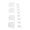 8pcs Duckbill Valves and 4pcs Silicone Diaphragm Compatible for S32 Breastfeeding Pump Replacement