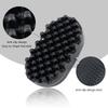 WANMEI Silicone Magic Twist Hair Brush Portable Easy-Rinse Durable Unisex Hair Comb for Normal Hair-Styling Accessory for Curly