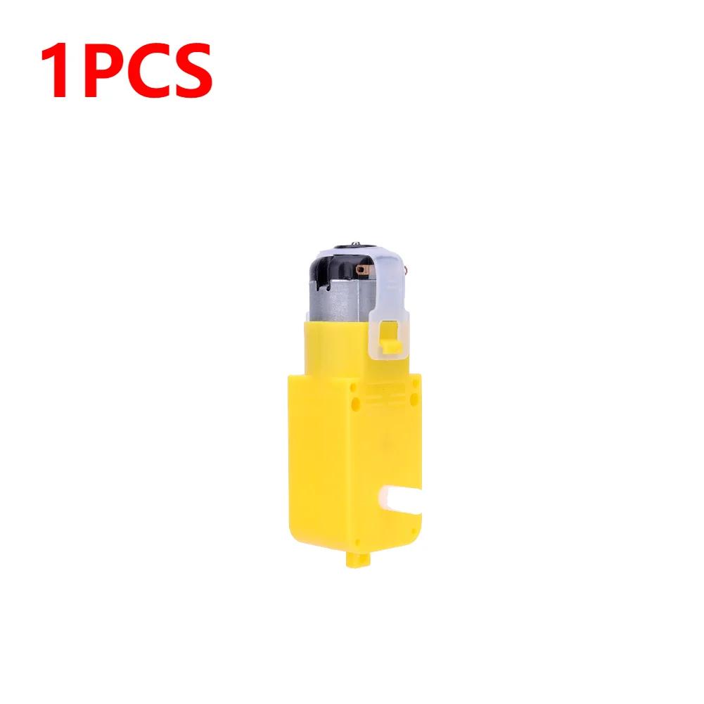 

1-25pcs TT Motor 130motor Module Robot Smart Car Dual Shaft Geared Motor Module for Arduino DC3V-6V DC Gear Robot Car Motor 1:48