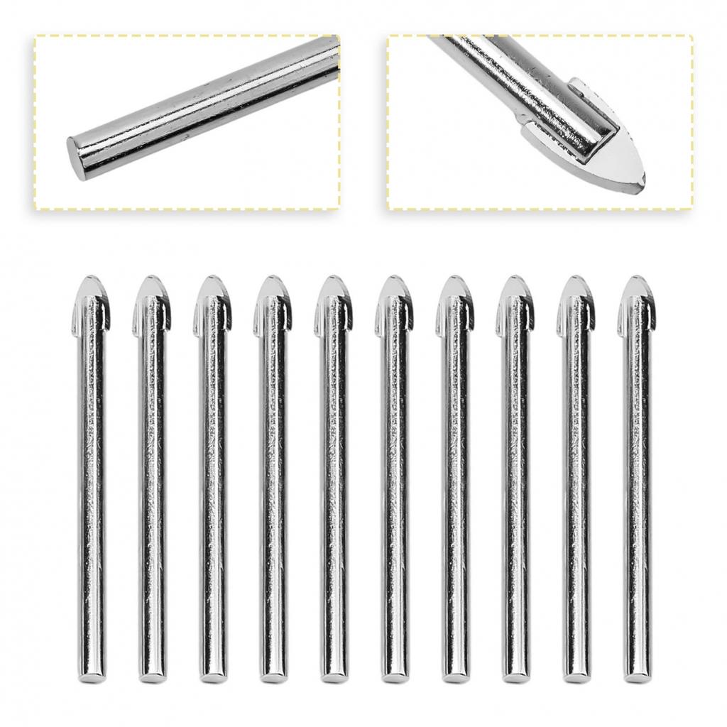 Drill 10pcs Drill Head Tungsten Carbide Drilling Bit