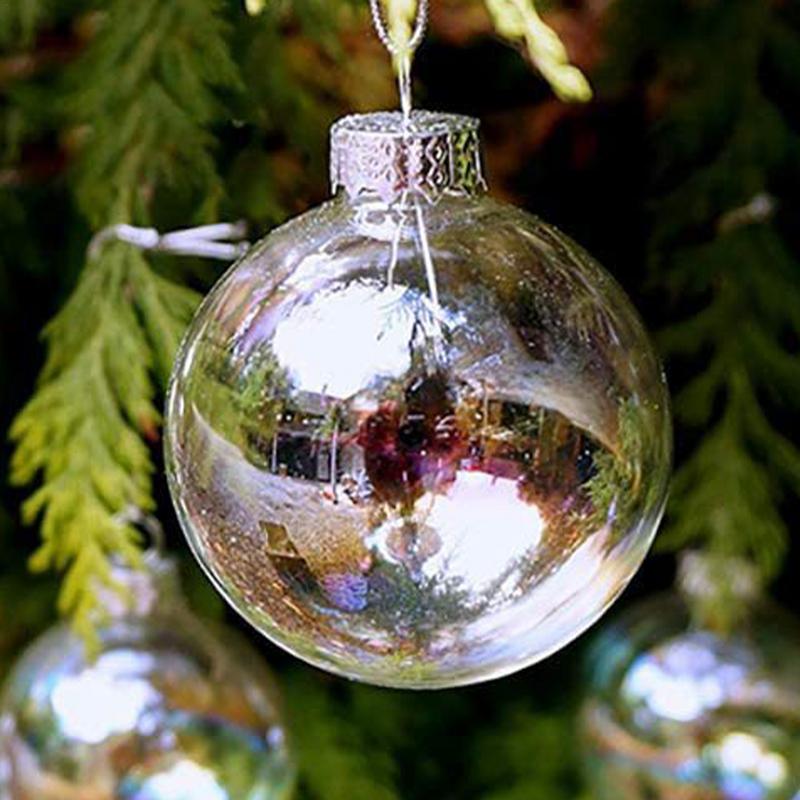 Weihnachtskugeln Baumschmuck 6 Stück Kugeln Dekorationen 2,36 Zoll Baumschmuck Exquisite Dekorative Kugeln Farbig
