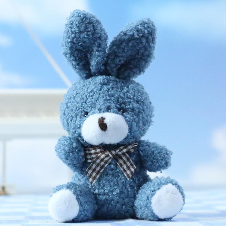 Charming Cartoon Bunny Plush Pendant Doll Perfect For Keychains And Bags