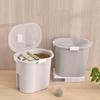 Hot cat food storage bucket Sealed moisture-proof vacuum storage Cat food bucket Large capacity pet food storage bucket