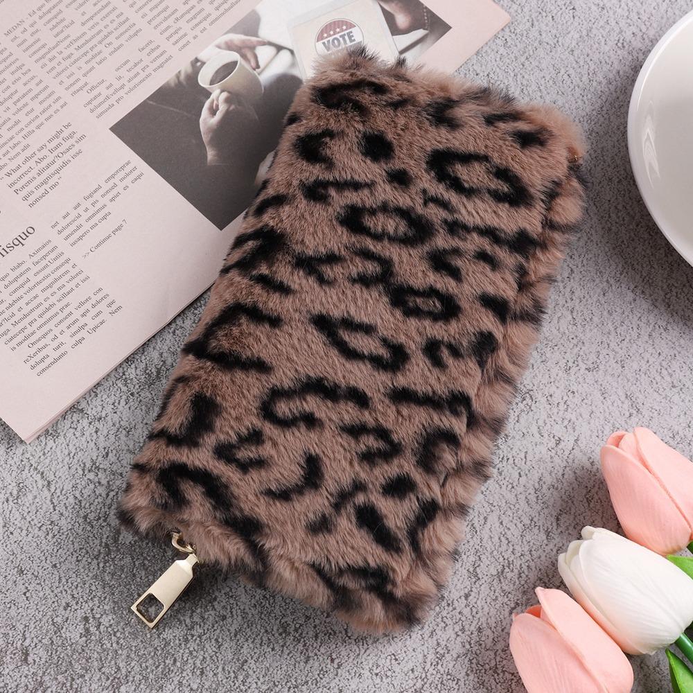 Fashion Zero Wallet Multifunctional Leopard Print Card Bag Portable Large Capacity Purse