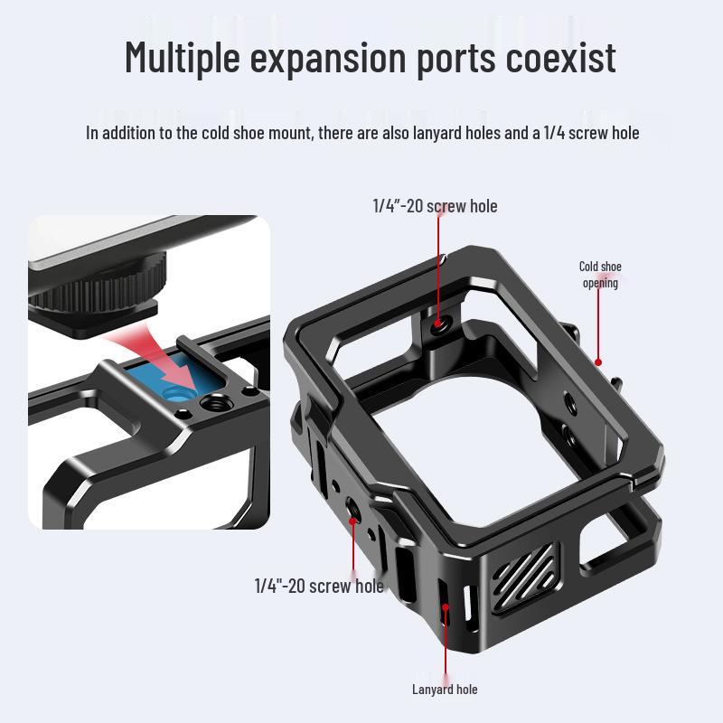 Aluminum Alloy Protective Frame for AKASO Brave8 Action Camera Accessories