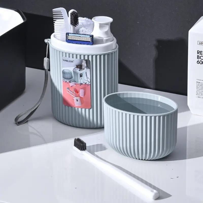 Travel Mouthwash Cup Portable Essential Business Trips Toothbrush Case Toothbrush and Toothpaste Storage Box for Outdoor Travel