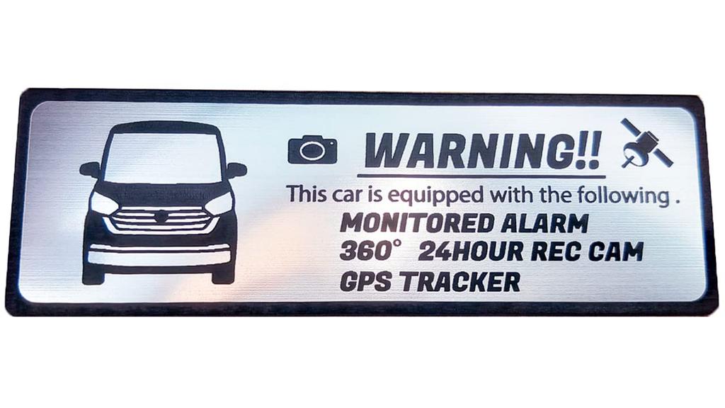 [Honami Works] B21 Series DAYZ ROOX Security Emblem 24-Hour Surveillance Dash Cam GPS Tracker Sticker