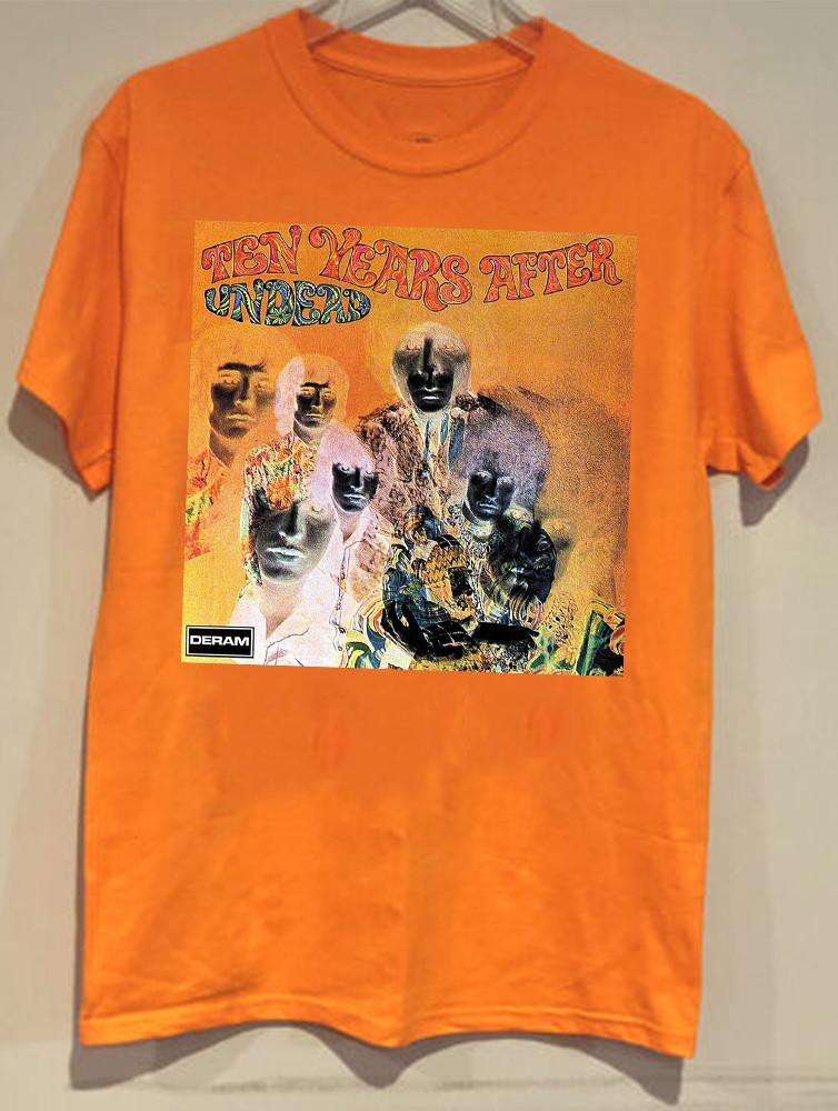 Undead Album Ten Years After Band Orange  Full Size S-5XL SS781 Unisex T-Shirt XXXL