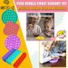 Foxmind Pop Bubble Sensorisches Fidget Pop It Spielzeug zum Stressabbau und für pädagogischen Spaß für Kinder