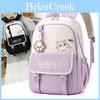 Trendy And Practical Big Capacity Nylon Backpack For Elementary Students Travel