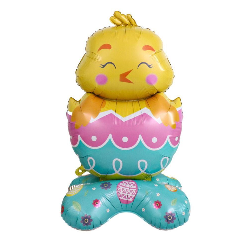 Aluminum Film Easter Rabbit Balloon Large Size Easter Balloon Standing Bunny Balloon Kids Party