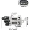 16022-PLC-J01 Idle Air Control IAC Valve For Acura EL Honda Civic 1.7L 2001 2002 2003 2004 2005 New