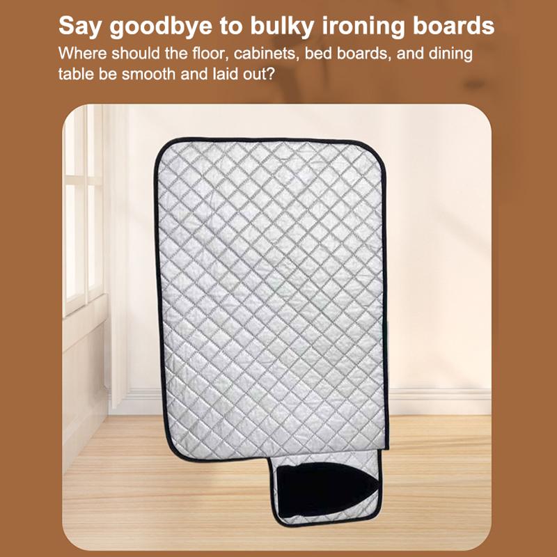 Foldable Ironing Mat Heat Resistant And Steam Proof Perfect For Home Daily Use And Travel Easy To Store