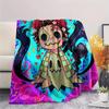 Demon Slayer Tanjiro Print Flannel Blanket, Ultra Soft High Quality All Seasons Warm Throw, Home Decor Cozy Blanket, Perfect Christmas Gift