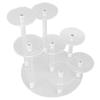 Cupcake Stand 7 Tier Exquisite Elegant Acrylic Display Riser for Dessert Jewelry Cosmetics