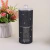 Plastic Double-Layer Cotton Swab Holder 2 in 1 Cotton Pad Organizer  Bathroom