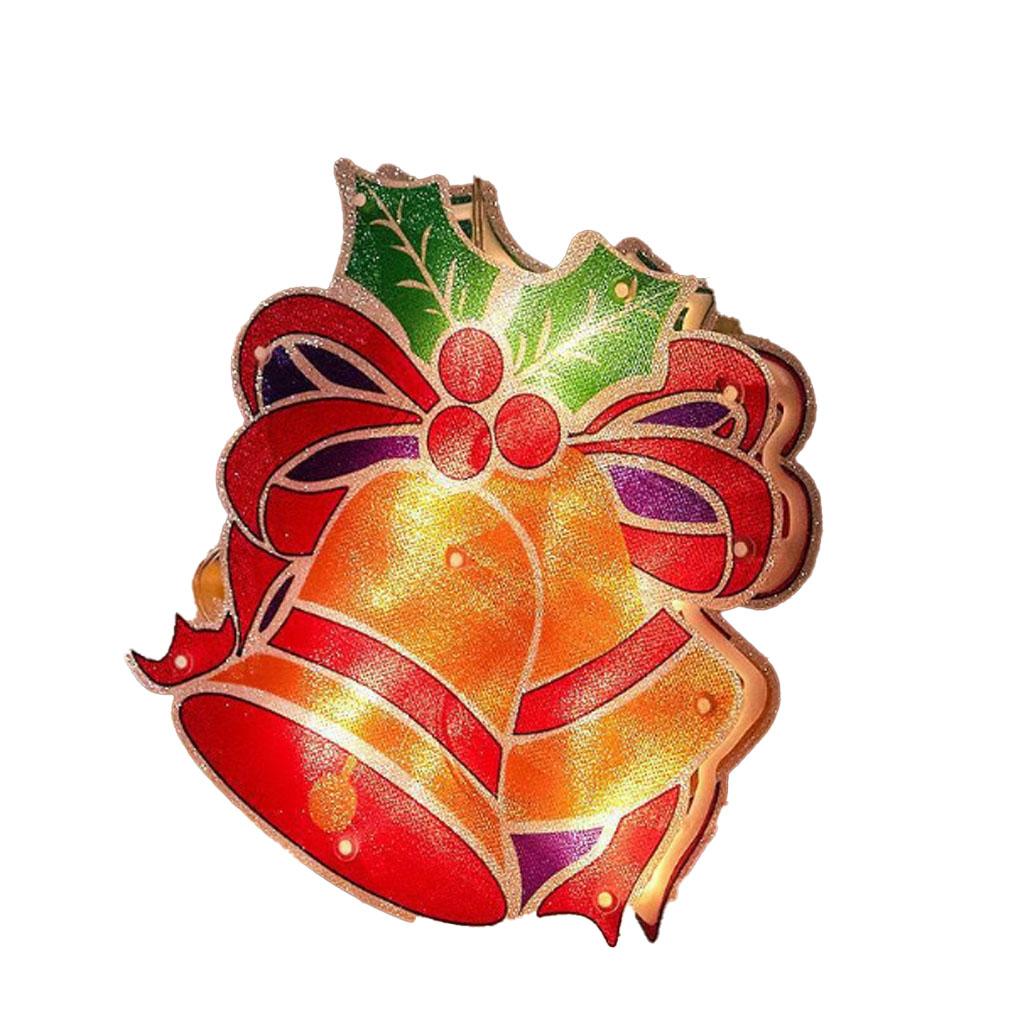 Living Room Wall Christmas Themed Flash Light Waterproof Lamp Battery Operated Home Office Hotel Decoration Holiday Ornament