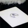 2 Pieces Women Open Ring Fashion Adjustable Knuckle Opening Hand Jewelry Party Elegant Exquisite Dressing Gift