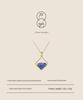 S925 Sterling Silver Mountain & Sea Oath Necklace Pair - Original Chinese Style Clavicle Chain for Couples with Ancient Style Pendant