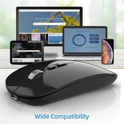 M103 2.4G+BT5.1 Kabellose Dual-Mode-Maus Ergonomische Büromäuse 3-Gang-Einstellbare DPI Eingebaut