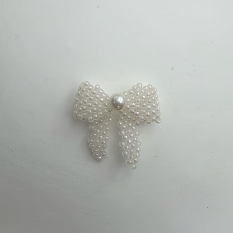 Handcrafted Faux Pearl Bowknot Jewelry & Hair Accessories