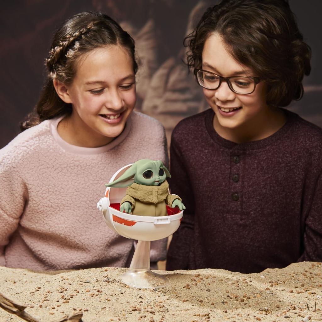 Hasbro Star Wars Wild Ride Grogu the Child Animatronic Toy, Featuring Over 25 Sounds and Movements, for Ages 4 and Up, Powered, F3954, Authentic.