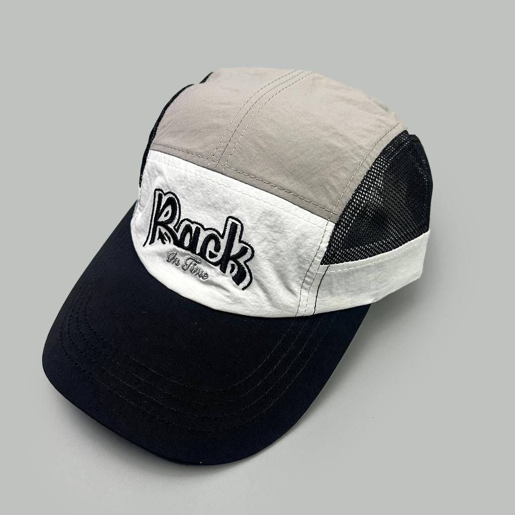 Spring And Summer Quick-Drying Color Matching Letter Embroidery Baseball Cap Men'S And Women'S Sunshade Mesh Outdoor Cap
