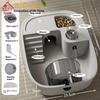 Cușcă Hamster Capacitate Mare de Lux Hamster Auriu Habitat Vilă Cușcă Mare cu Platformă pe 2 Niveluri Cuib de Ascunzătoare Accesorii Animale Mici