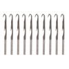 10 Stück Häkelnadeln Set Ergonomische Metall Strickhäkelnadeln Stricknadeln für Anfänger und Erfahrene Häkler