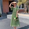 Plus-size Women's Tea Break Dress for Summer, High-end Style, for Seaside Vacation and Beach Wear