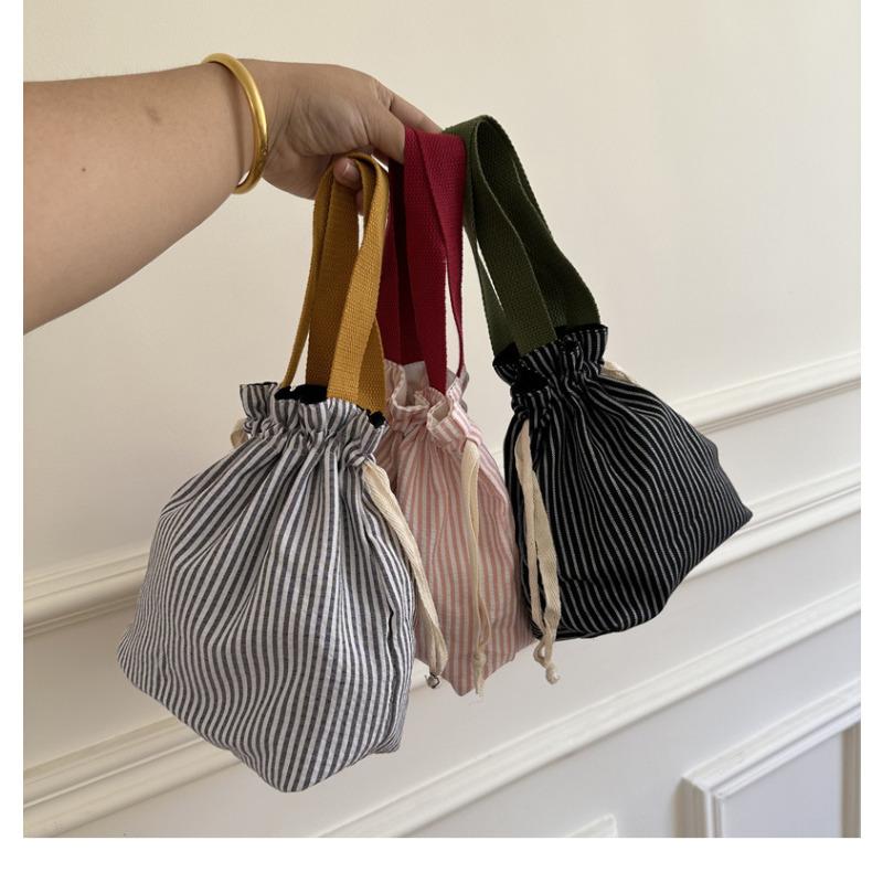 Cute Drawstring Cord Bag, Portable Zipper Pouch for Cup Cosmetics Travel Storage KTB