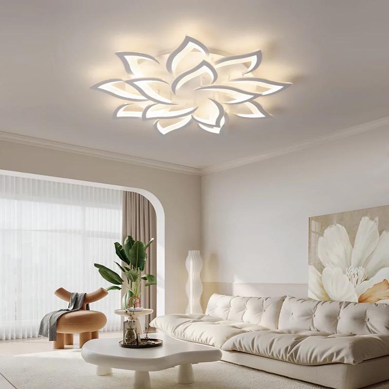 Modern Minimalist Dimmable LED Ceiling Light for Living Room, Bedroom, or Hall